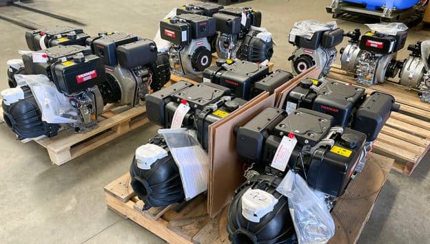 Group of Yanmar Diesel Pumps in Stock